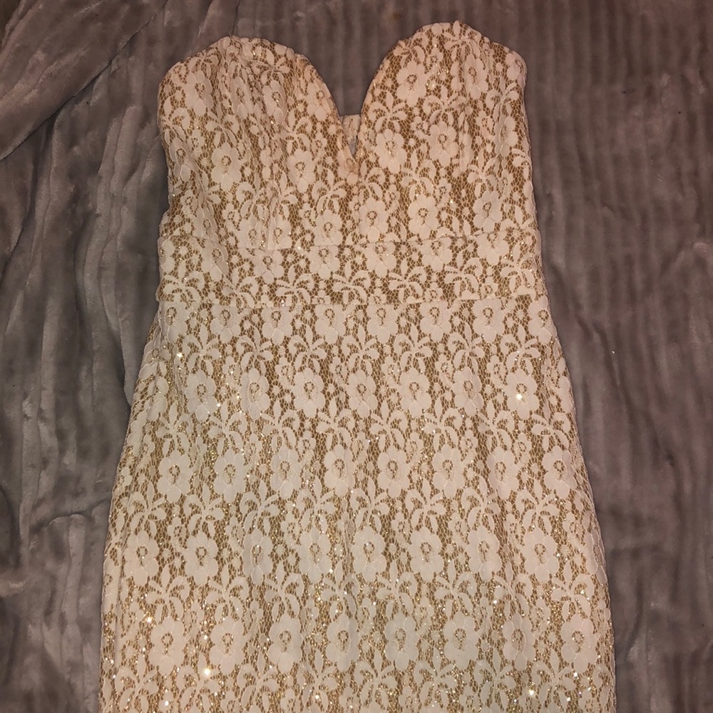 Strapless dress